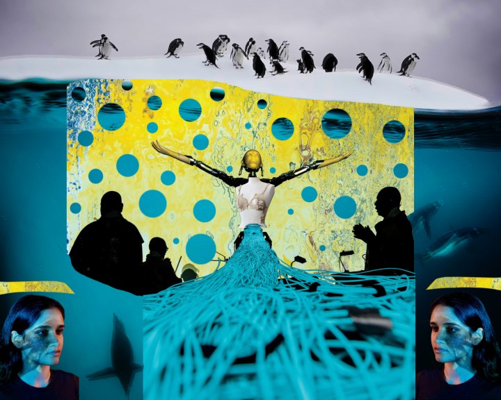 A cyborg femme collage