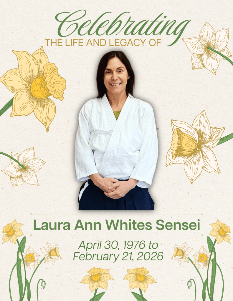 A photo illustration that celebrates the life and legacy of Laura Whites Sensei.